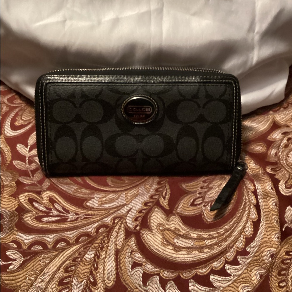 Coach Black Wallet